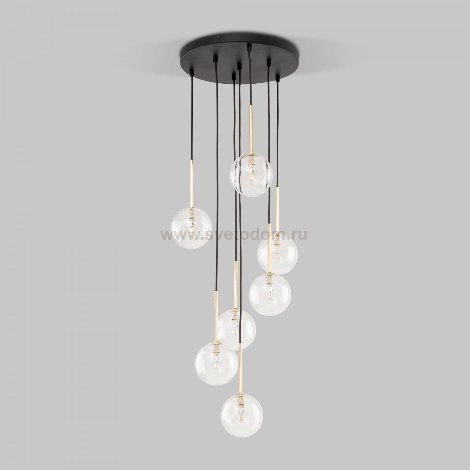 Подвесной светильник со стеклянными плафонами 5362 Nilos TK Lighting