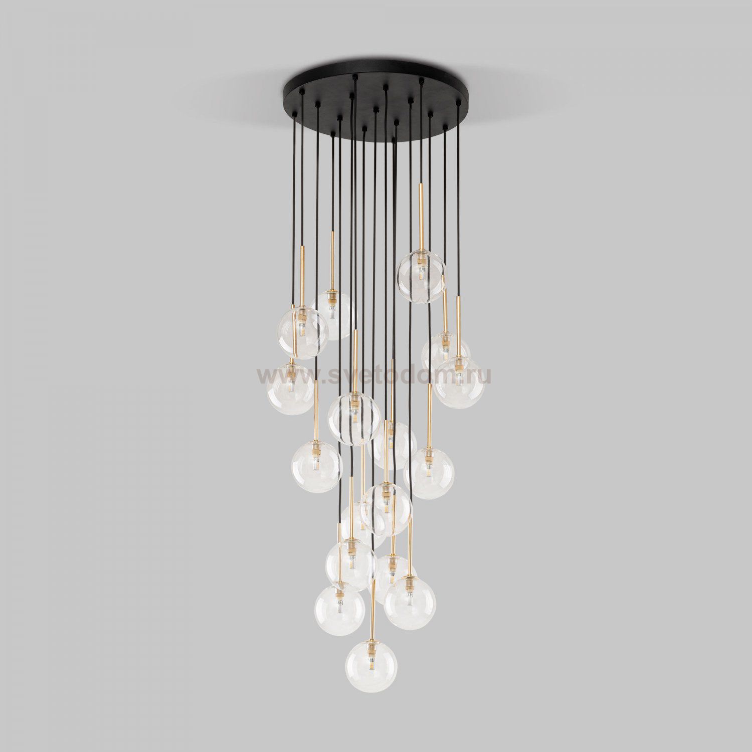 Подвесной светильник со стеклянными плафонами 5945 Nilos TK Lighting
