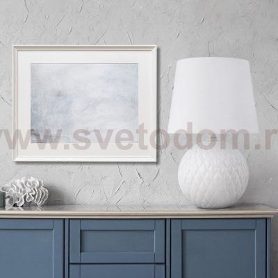 Настольный светильник с тканевым абажуром 16046 Santana TK Lighting