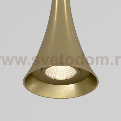 Светильник подвесной светодиодный 5W 3000K латунь 50314 LED Elektrostandard