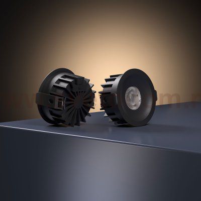 Светильник встраиваемый светодиодный Combi 10W 4000K черный 25067/LED