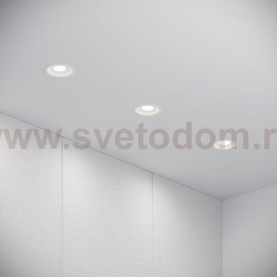 Светильник встраиваемый светодиодный Combi 10W 4000K белый 25067/LED
