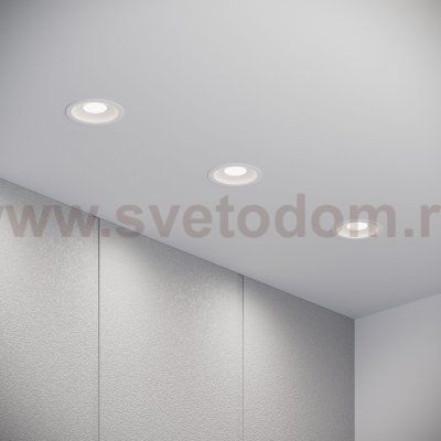 Светильник встраиваемый светодиодный Combi 15W 4000K белый 25068/LED