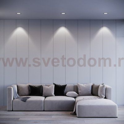 Светильник встраиваемый светодиодный Combi 20W 4000K черный 25069/LED