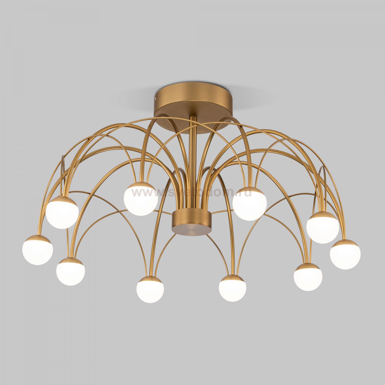 Потолочный светодиодный светильник 90031/10 LED золото Eurosvet