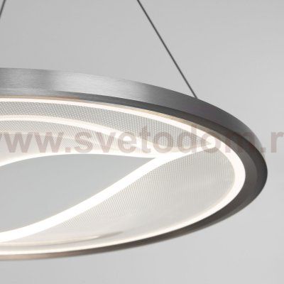 Подвесной светодиодный светильник 40026/1 LED серый Eurosvet