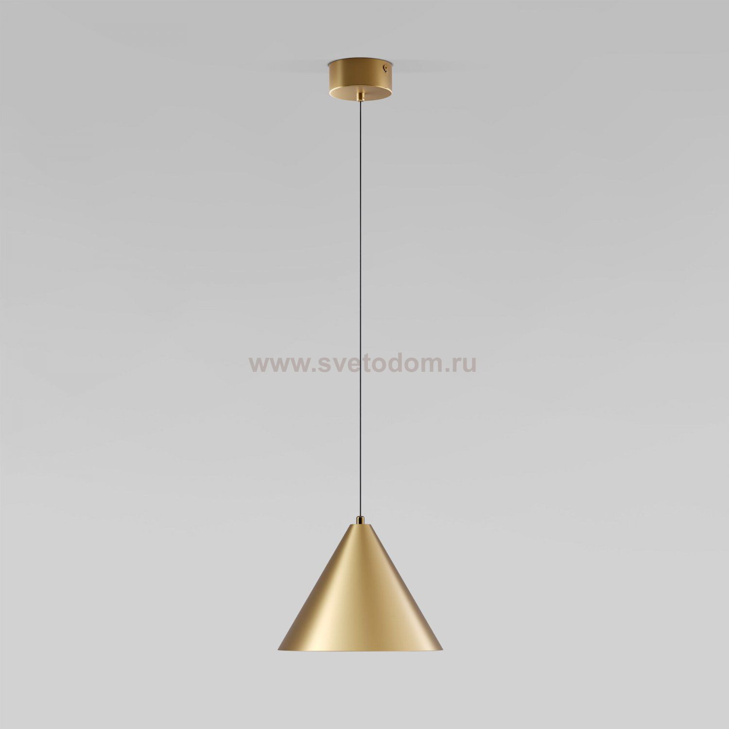 Светильник подвесной светодиодный Conus 13W 4000K золотой 50316 LED Elektrostandard