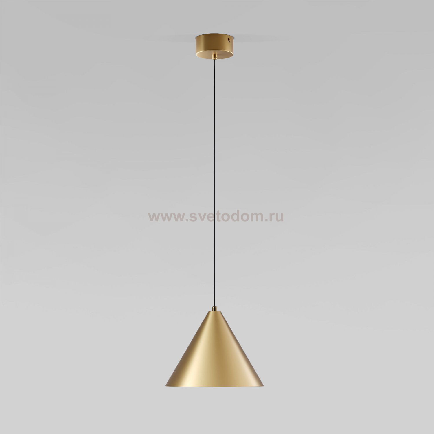 Светильник подвесной светодиодный Conus 13W 3000K золотой 50316 LED Elektrostandard