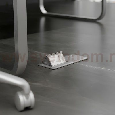 Выдвижной блок (Лючок) на 8 модулей (серебряный) Werkel W8078065