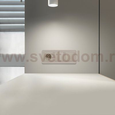 Розетка с заземлением и шторками (дымчатый) Werkel W1271104