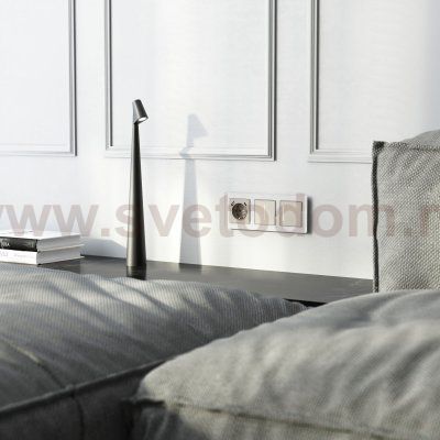 Розетка с заземлением, шторками и USB тип A+C (дымчатый) Werkel W1271704