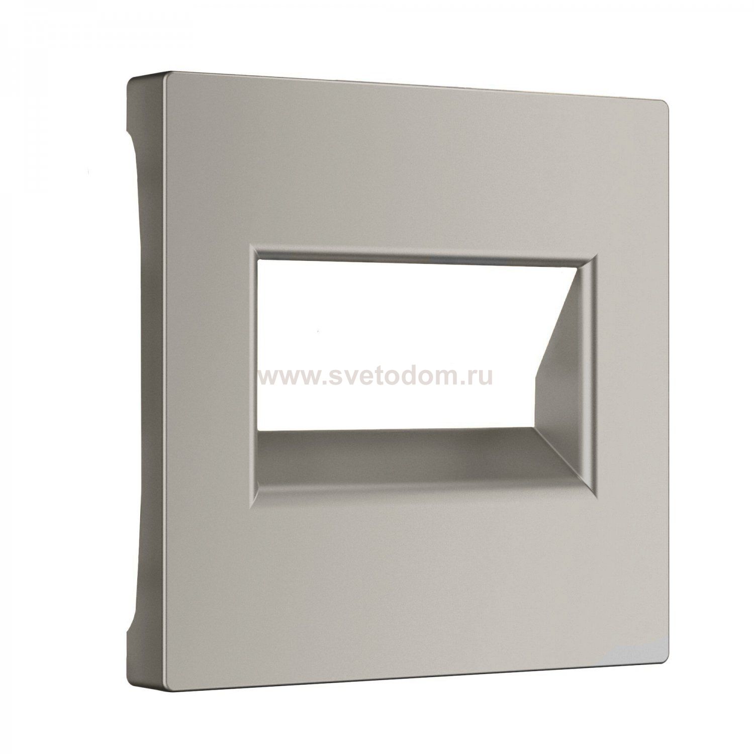 Накладка для двойной розетки Еthernet RJ-45 (дымчатый) Werkel W1291104