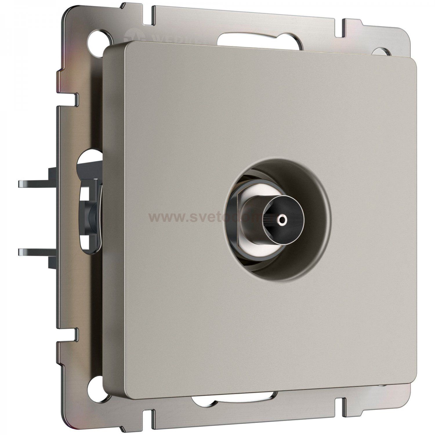 ТВ-розетка оконечная (дымчатый) Werkel W1283004