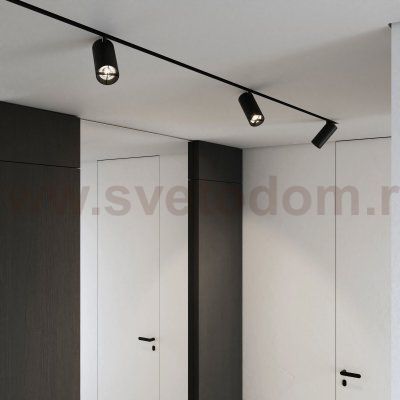 Slim Magnetic Трековый светильник 13W 4000K Kars черный 85524/01 Elektrostandard