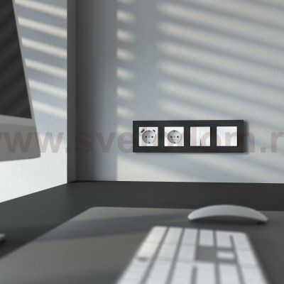 Розетка с заземлением, шторками и USB тип A+C (белый матовый) Werkel W1171761