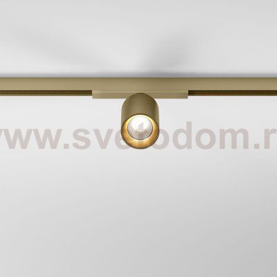 Brass Line Трековый светильник 10W 3000K латунь 85525/01 Elektrostandard