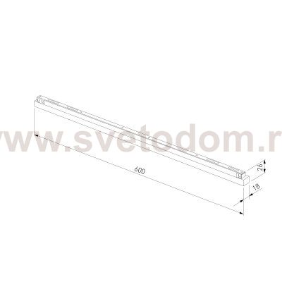 Brass Line Трековый светильник 24W 3000K латунь 85527/01 Elektrostandard