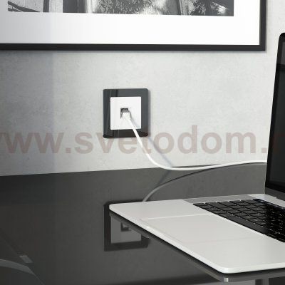 Розетка Ethernet RJ-45 cat. 6A экранированная (белый) Werkel W5120101