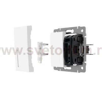 Блок LED подсветки для выключателя 2 шт. (белый) Werkel W8010101