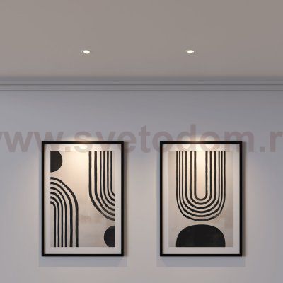 Светильник встраиваемый Side GU10 белый 25059/01