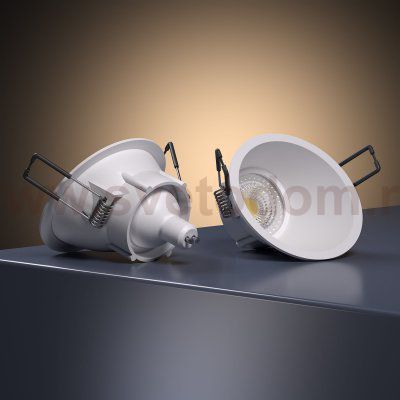 Светильник встраиваемый Side GU10 белый 25059/01