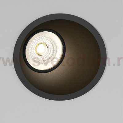 Светильник встраиваемый Side GU10 черный 25059/01