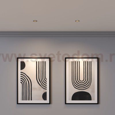 Светильник встраиваемый Side GU10 черный 25059/01