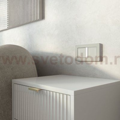 Умный сенсорный выключатель одноклавишный (дымчатый) Werkel W4513641