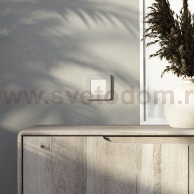 Умный сенсорный выключатель двухклавишный (дымчатый) Werkel W4523641