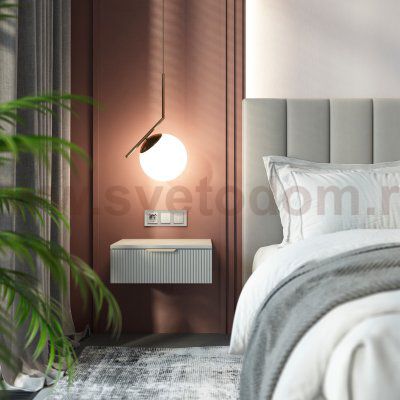 Умный сенсорный выключатель двухклавишный (дымчатый) Werkel W4523641