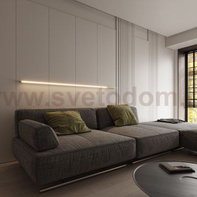 Светильник настенный светодиодный Alto LED 3000K латунь 40134/LED