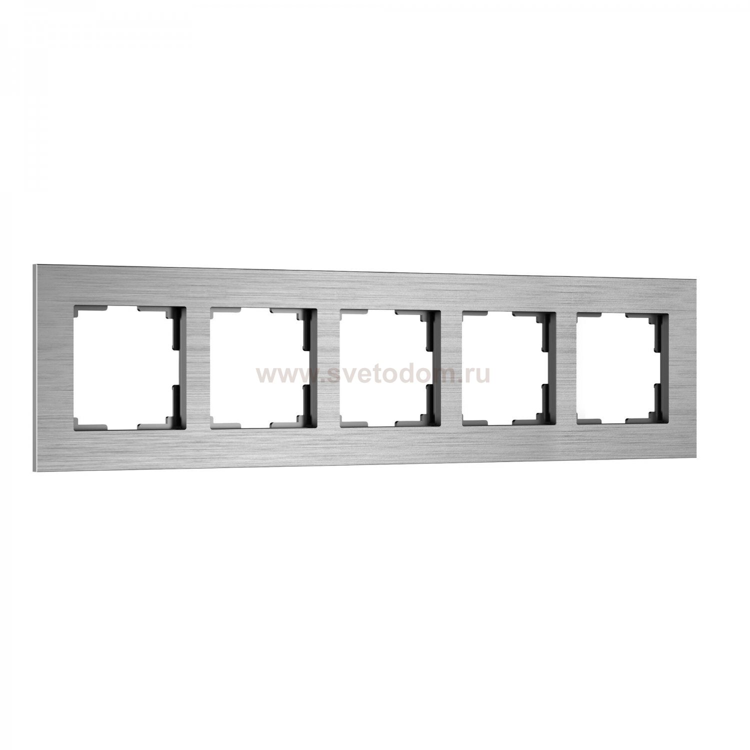 Рамка на 5 постов  AluMax (алюминий) Werkel W0053506