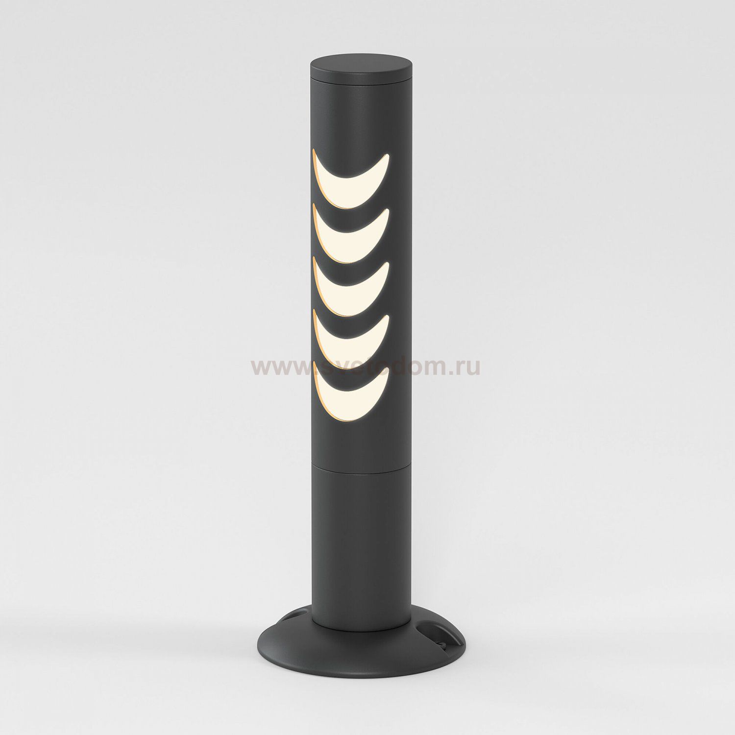 Светильник садово-парковый Smile 6w 3000K черный 35188/S