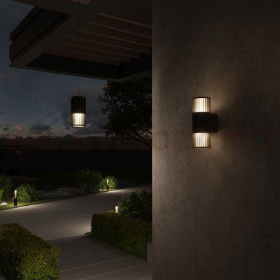 Светильник садово-парковый Entero 12W черный 35189/W