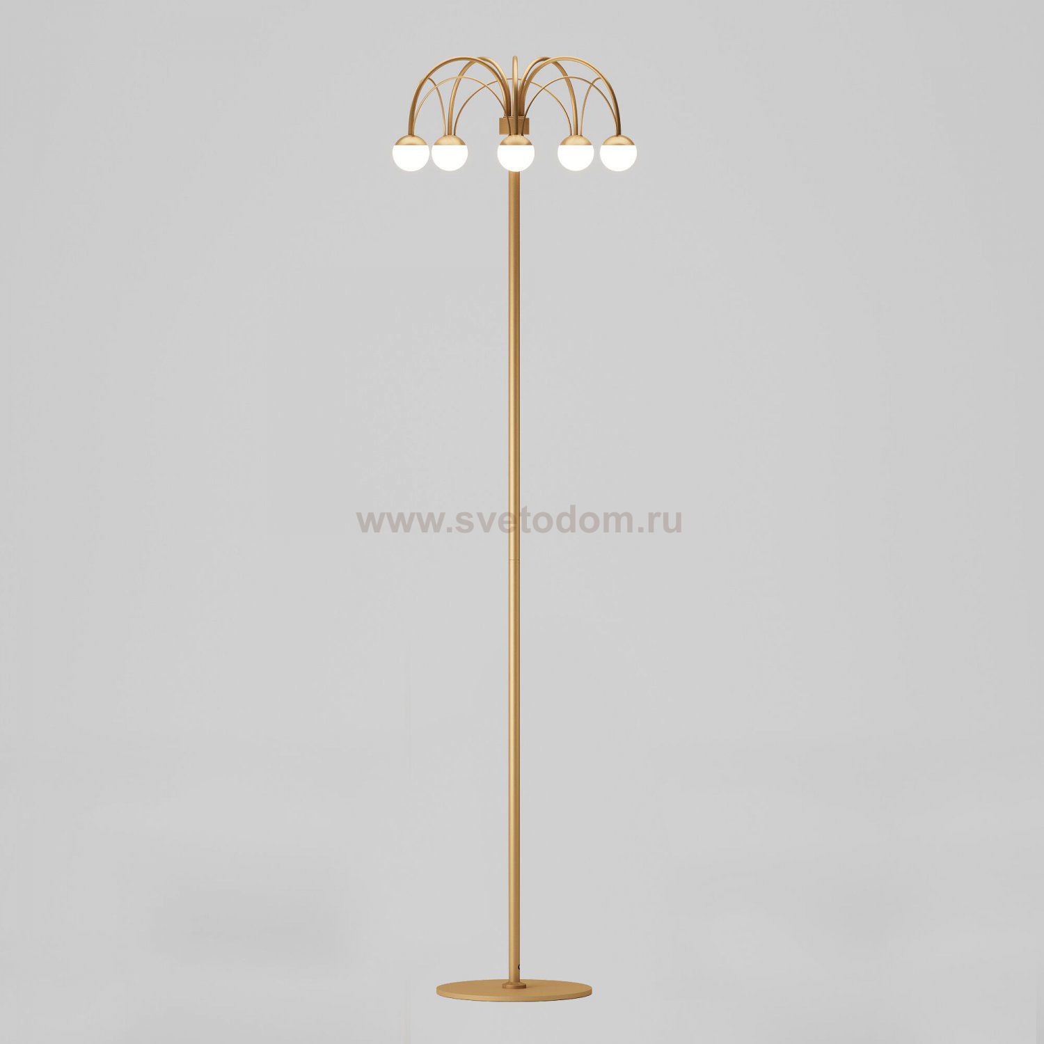 Напольный светодиодный светильник с регулировкой цветовой температуры Ragno 90194 золото