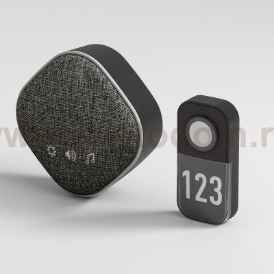 Звонок беспроводной 36M IP20 DBQ29M WL черный