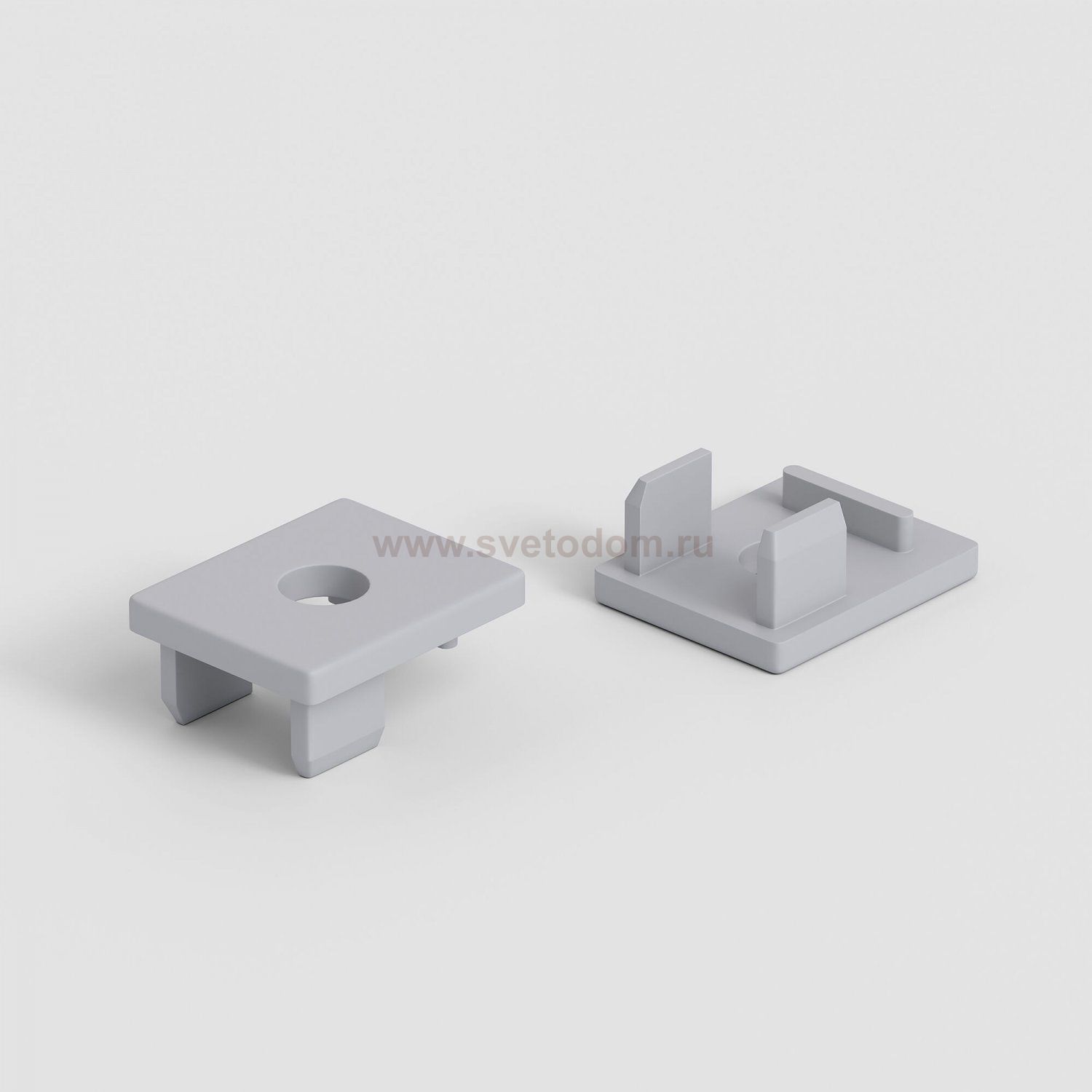 Заглушки для встраиваемого алюминиевого профиля для подсветки ступеней LL-2-ALP025 (2 шт.) ZLL-2-ALP025