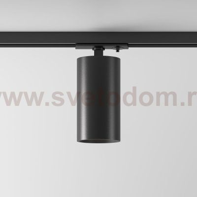 Basic System Comel Трековый поворотный светильник 18W 4200K черный однофазный 85211/01