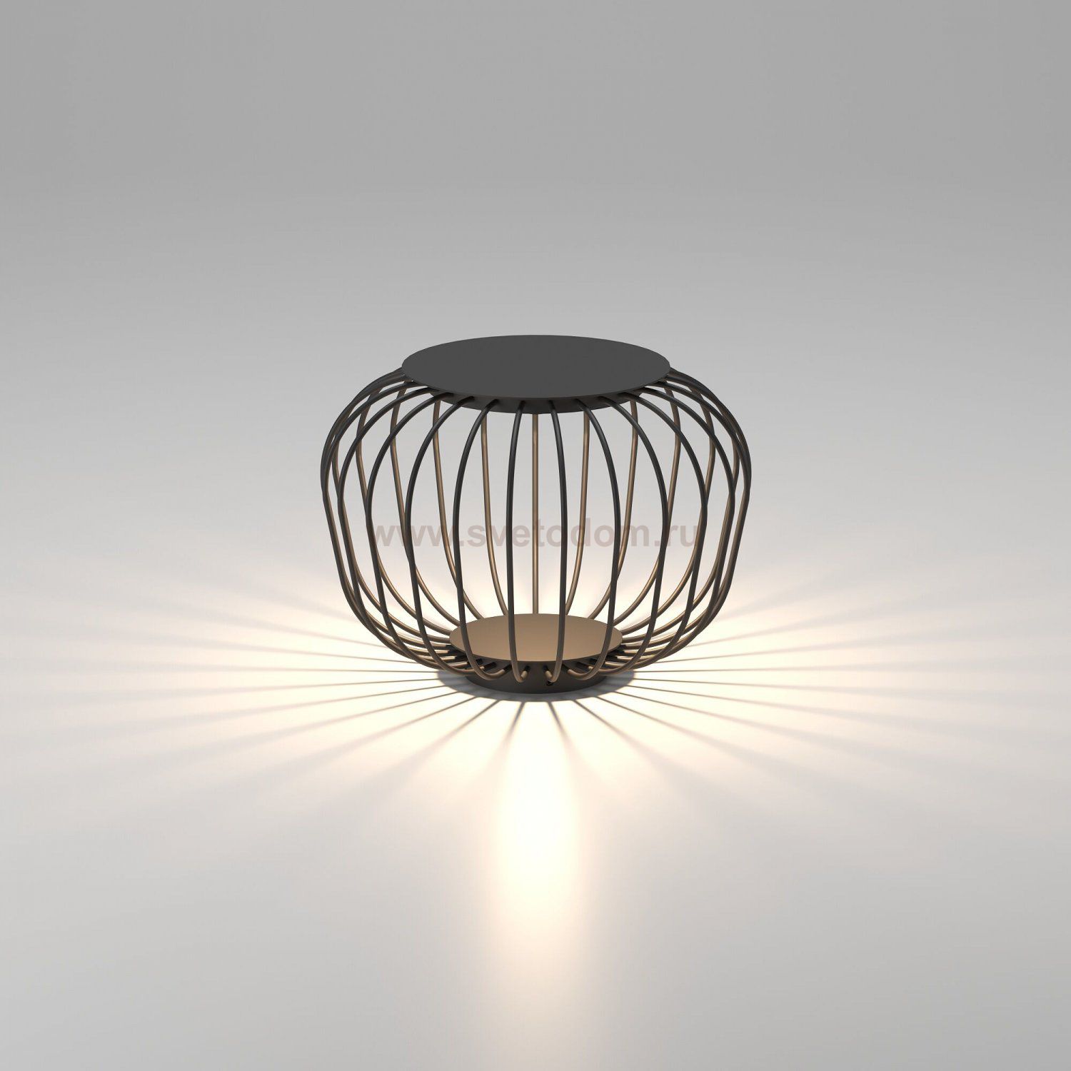 Светильник садово-парковый светодиодный Firenze черный 35178/H черный