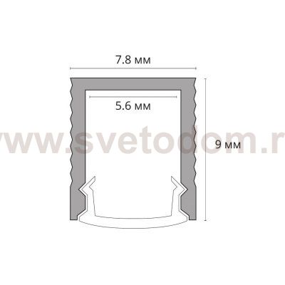 Профили для светодиодных лент Arte Lamp A070905S SURFACE