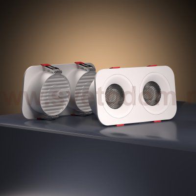 Светильник встраиваемый 20W 4000K белый IP44 15277/LED