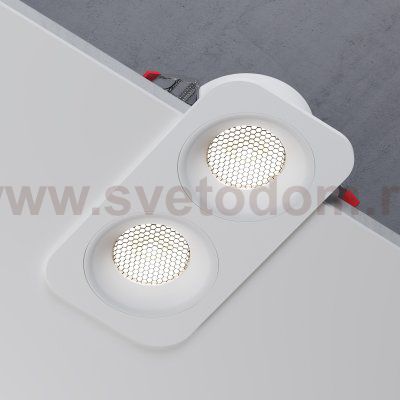 Светильник встраиваемый 20W 4000K белый IP44 15277/LED