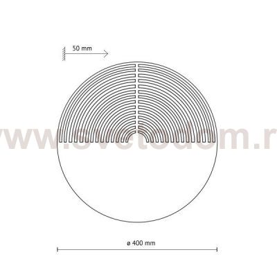 Настенный светильник 11015 LUNAR WOOD