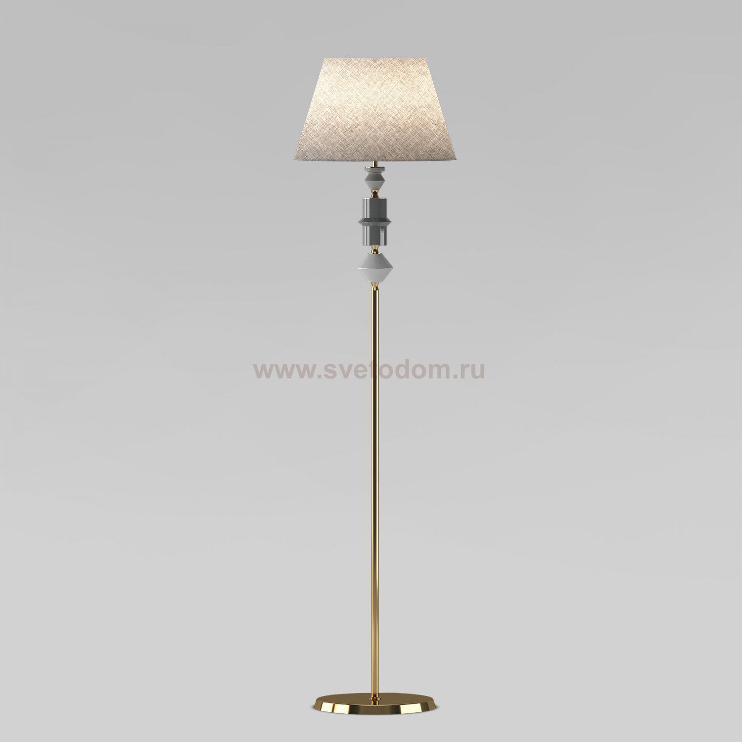 Торшер с декором из керамики 109012