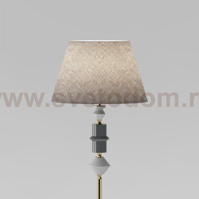 Торшер с декором из керамики 109012