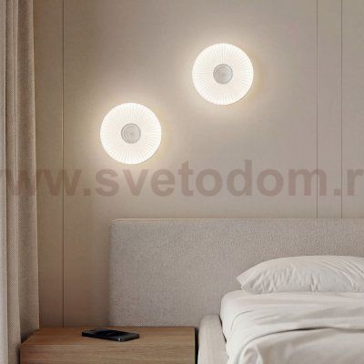 Настенный светодиодный светильник с тканевым рассеивателем 101002 LED