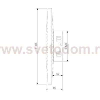 Настенный светодиодный светильник с тканевым рассеивателем 101002 LED