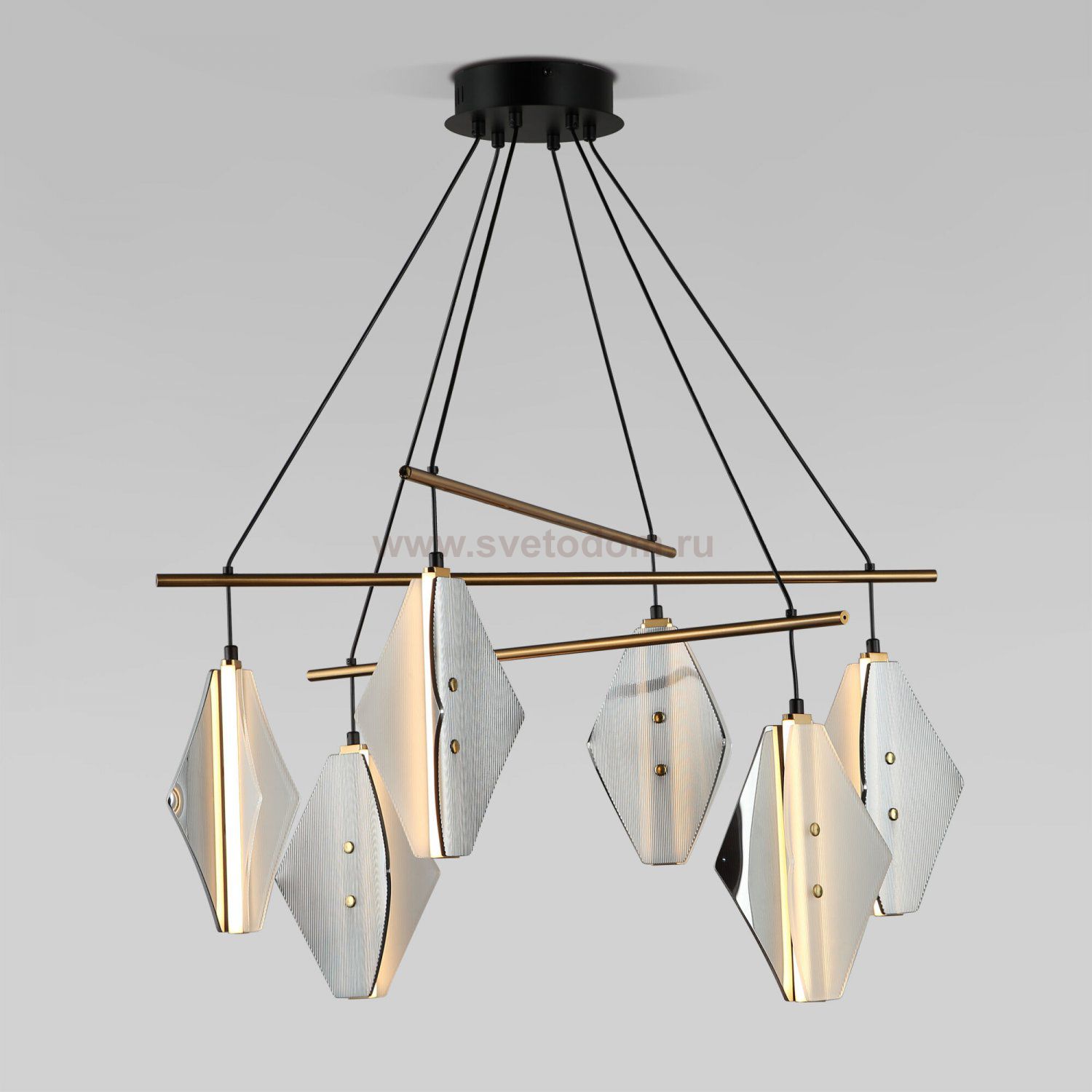 Настенный светодиодный светильник 301054 LED латунь