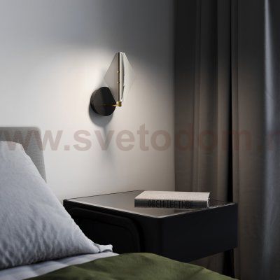 Настенный светодиодный светильник 303054 LED латунь