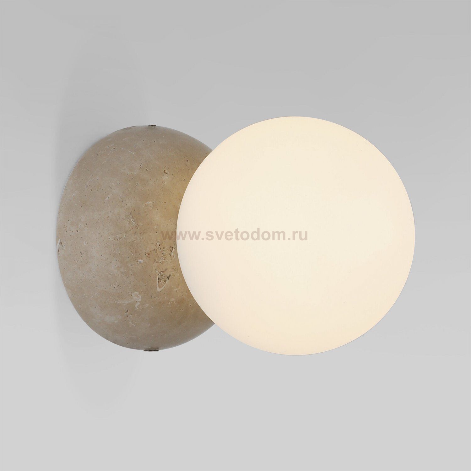 Настенный светильник из травертина 303051 травертин